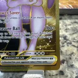 Pokemon TCG Mewtwo EX Team Rockets Hyper Rare Card 240/182 Destined Rivals - Image 4