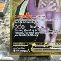 Pokemon TCG Mewtwo EX Team Rockets Hyper Rare Card 240/182 Destined Rivals - Image 5
