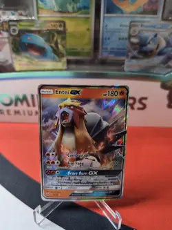 Entei GX - 10/73 - Pokemon Shining Legends Sun & Moon Ultra Rare Card NM - Image 1