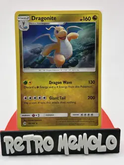 POKEMON CARD Dragonite 96/149 Sun & Moon 2017 HOLO RARE - Image 1