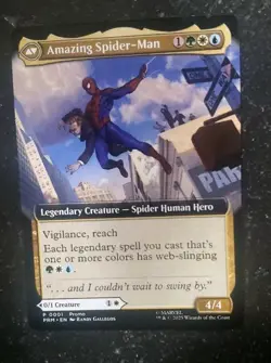 Amazing Spider-Man/Peter Parker NYCC 2025 Magic The Gathering Promo MTG NM - Image 1