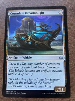 When Will WotC BAN This!U!U MTG *FOIL* Consulate Dreadnought $$$$ PWE TRACKING! - Image 1