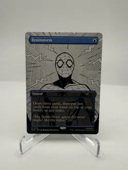 MTG Spider-Man BRAINSTORM 7016 SECRET LAIR DROP NONFOIL RARE Hit Magiccon 2025 - Image 1