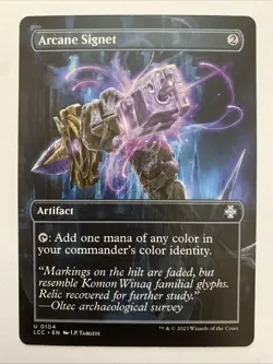 MTG - Arcane Signet (Borderless) U Commander: The Lost Caverns of Ixalan 104 - Image 1
