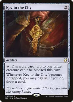1x Key to the City - Commander 2019 - NM - MTG - Image 1