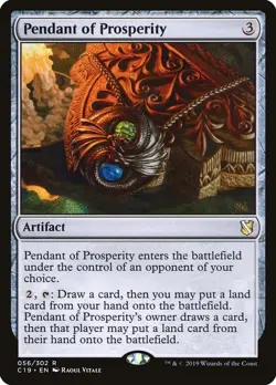 1x Pendant of Prosperity - Commander 2019 - NM - MTG - Image 1