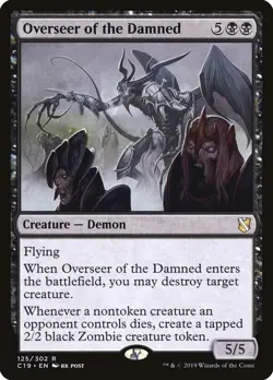 1x Overseer of the Damned - Commander 2019 - NM - MTG - Image 1