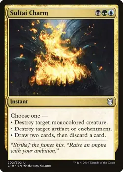 1x Sultai Charm - Commander 2019 - NM - MTG - Image 1