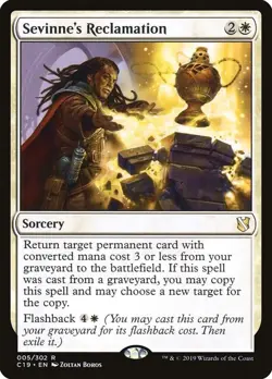 1x Sevinne's Reclamation - Commander 2019 - NM - MTG - Image 1