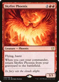 1x Skyfire Phoenix - Commander 2019 - NM - MTG - Image 1