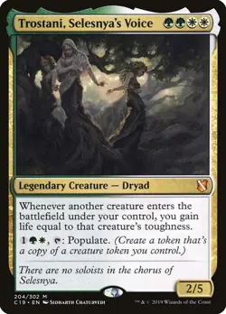 1x Trostani, Selesnya's Voice - Commander 2019 - NM - MTG - Image 1