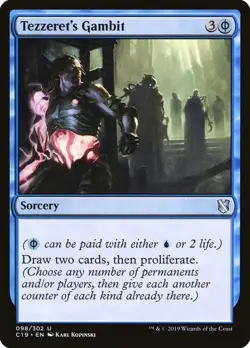 1x Tezzeret's Gambit - Commander 2019 - NM - MTG - Image 1