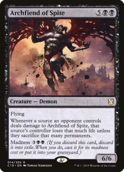 1x Archfiend of Spite - Commander 2019 - NM - MTG - Image 1