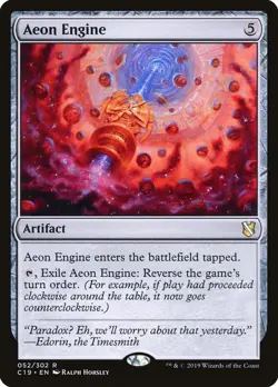 1x Aeon Engine - Commander 2019 - NM - MTG - Image 1