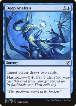 1x Deep Analysis - Commander 2019 - NM - MTG - Image 1