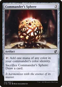 1x Commander's Sphere - Commander 2019 - NM - MTG - Image 1