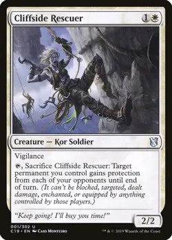1x Cliffside Rescuer - Commander 2019 - NM - MTG - Image 1