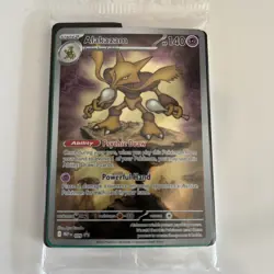 Pokemon Mega Evolutions Promo Alakazam 009 Brand New And Sealed! - Image 1