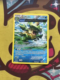 Pokemon Ludicolo 37/160 - XY Primal Clash - Reverse Holo Rare - GLC - Excellent - Image 1