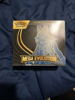 Pokemon Center Mega Evolution Lucario ETB (sealed) (WITH RANDOM RATED SLAB!🔥 - Image 1