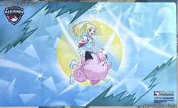 Pokemon Playmat Lillie Clefairy Limited New Championships Regional Official - Image 2
