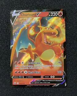 Charizard V 17/172 Brilliant Stars Full Art Holo Rare - Pokemon TCG - Image 1