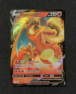 Charizard V 17/172 Brilliant Stars Full Art Holo Rare - Pokemon TCG - Image 3