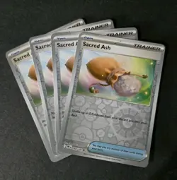 4x Sacred Ash - 168/182 - Destined Rivals Pokemon TCG - Reverse Holo Playset - Image 1
