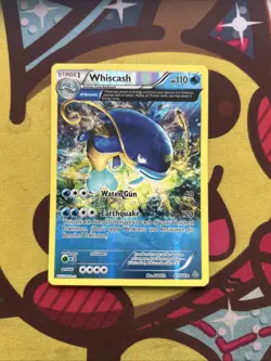Pokemon Whiscash 41/160 - XY Primal Clash - Reverse Holo Rare - GLC - Excellent - Image 1