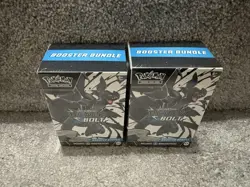 Lot Of 2 Pokemon TCG Scarlet Violet Black Bolt Booster Bundle Factory Sealed New - Image 1
