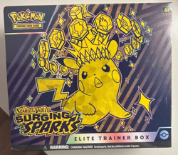 Pokemon TCG Scarlet & Violet Surging Sparks Sealed Elite Trainer Box ETB - Image 1