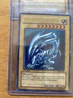 Vintage 90s Yugioh First Edition Blue Eyes White Dragon Holo Lot of (4) Spanish - Image 3