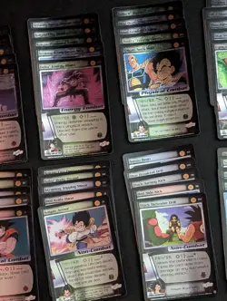 Dragonball Z CCG Score Foil Saiyan Saga Lot - 50 DBZ cards Goku Vegeta bulma - Image 3