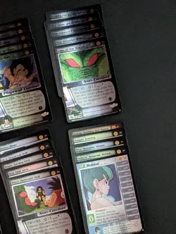Dragonball Z CCG Score Foil Saiyan Saga Lot - 50 DBZ cards Goku Vegeta bulma - Image 4