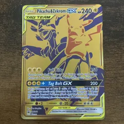 Pikachu & Zekrom GX 2021 SM248 Sun & Moon Tag Team Black Star Promo Card Pokemon - Image 1
