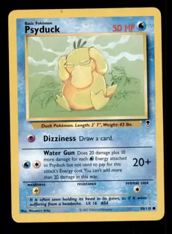 2X Pokemon Card WOTC Psyduck Legendary Collection 88/110 MODERATELY PLAYED TCG!! - Image 1