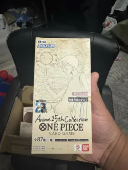 One Piece Card Game EB02 Extra Booster Box 25th Anniversary Japanese TCG Sealed - Image 1