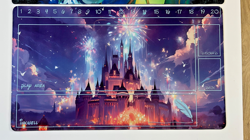 Walt Disney Cinderella Castle Lorcana Compatible CCG Play Mat Card Game Playing - Image 1