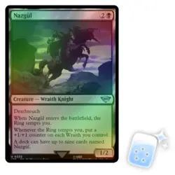FOIL NAZGUL (332) The Lord Of The Rings Magic MTG MINT CARD - Image 1