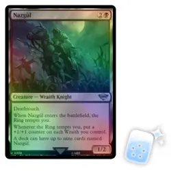 FOIL NAZGUL (339) The Lord Of The Rings Magic MTG MINT CARD - Image 1