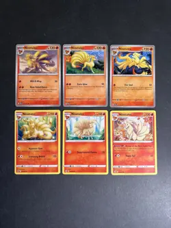 6 Ninetales Pokemon Card Collection SWSH SV PTCG - Image 1