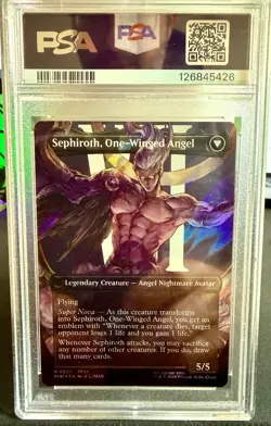 Sephiroth, Fabled Soldier PSA 10 Borderless, Surge Foil, #527 MTG Final Fantasy - Image 2