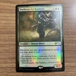 MTG Foil Verduran Enchantress Secret Lair Drop: Volkan Baga Near-Mint Rare!! - Image 1