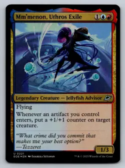Mm'menon, Uthros Exile Foil MTG Magic The Gathering U Edge of Eternities 221 NM - Image 1