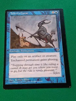 Teferi's Curse Mirage off center miscut misprint error - Image 1