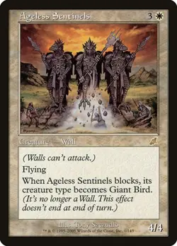 Ageless Sentinels 1 MTG NM Scourge - Image 1
