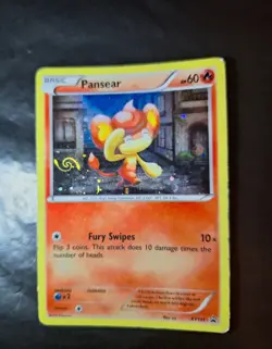 Pokemon Pansear Swirl Card Holo Promo Full HD Galaxy - Image 1