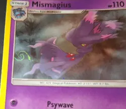Pokemon Mismagius Swirl Card Holo Promo Full HD Galaxy - Image 3