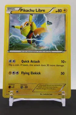 Pikachu Libre (14 - Non-Holo) 14/30 Normal - Pokemon XY Trainer Kit: Pikachu Lib - Image 1
