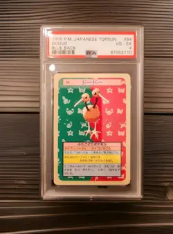 1995 Pokemon Japanese Topsun Doduo #84 - Blue Back - PSA 4 (VG-EX) Pop 4 - Image 1